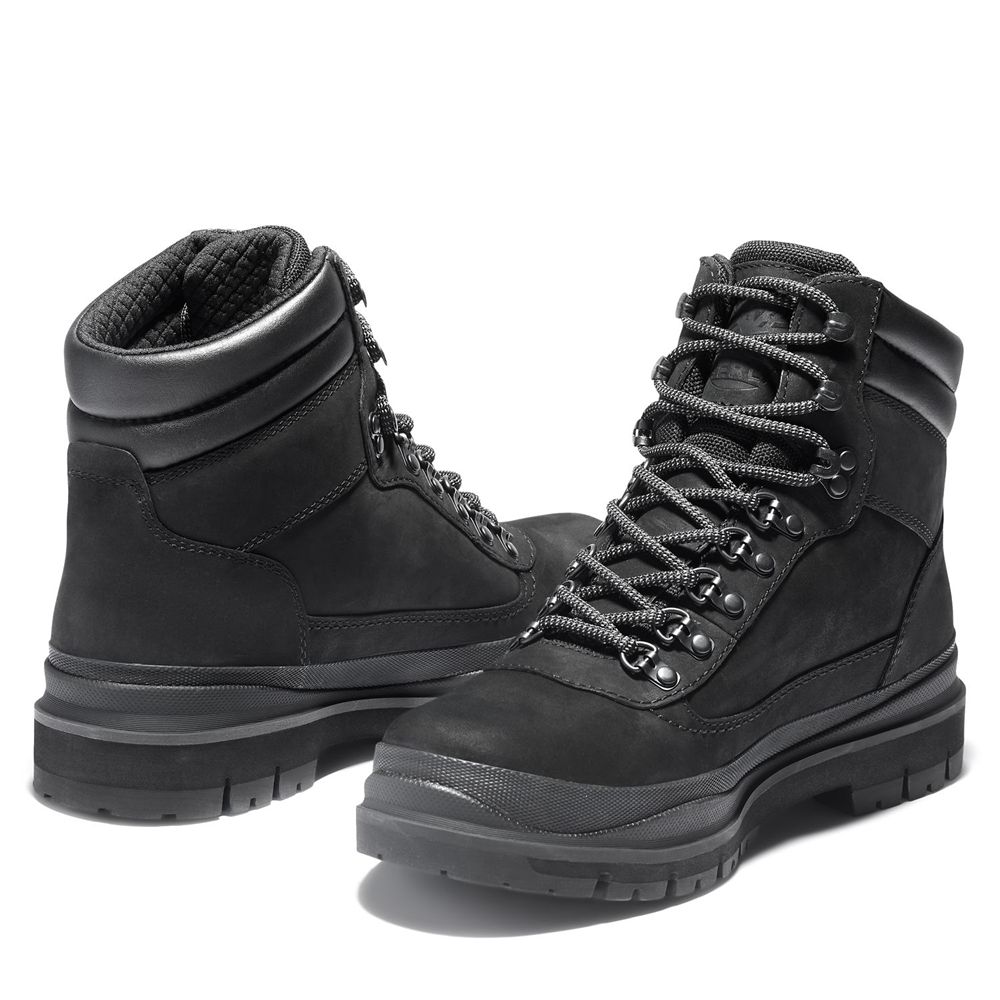 Bocanci De Zapada Timberland Barbati Negrii - Field Trekker Waterproof - Romania - WCZXQE807